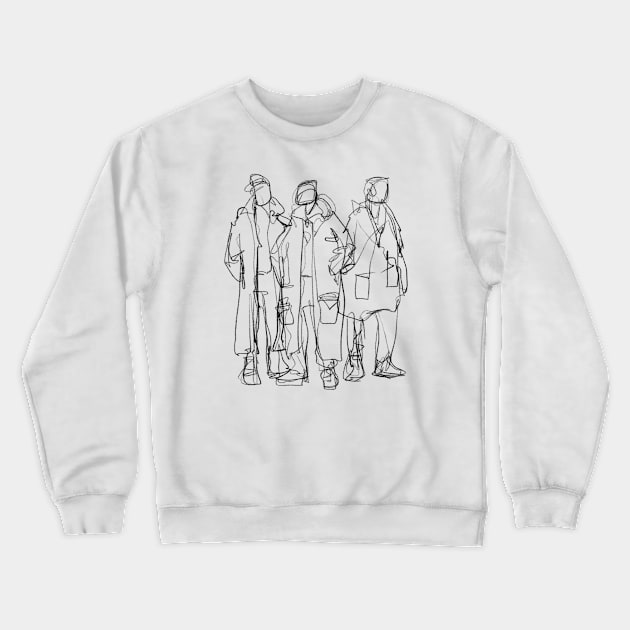 3 Homies Crewneck Sweatshirt by Steeze Abiola